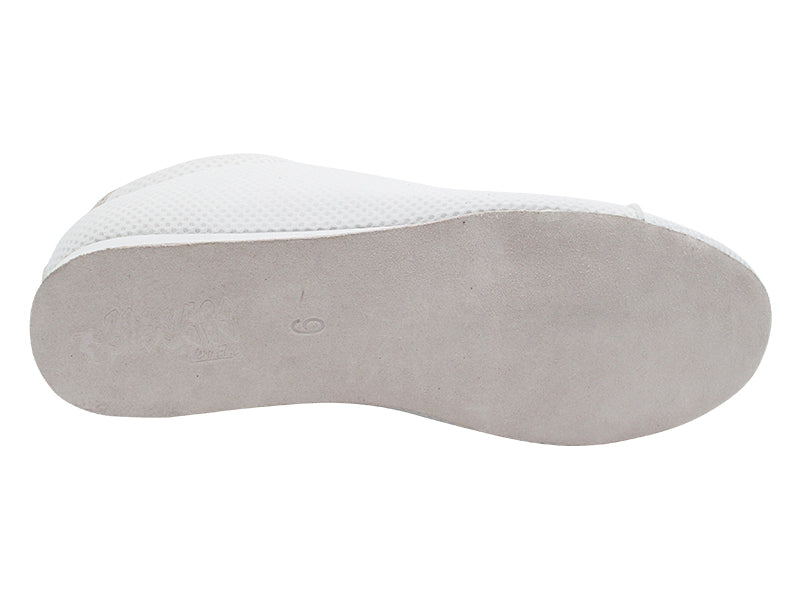 SERO108BBX White Mesh with flat heel in the photo