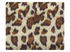 07 Beige Leopard Satin Fabric Swatch