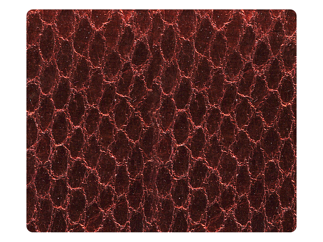 105 Snake Red Satin Fabric Swatch