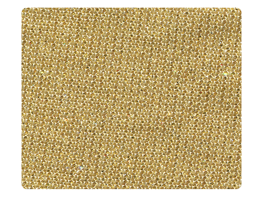 106 Glitter Gold Satin Fabric Swatch