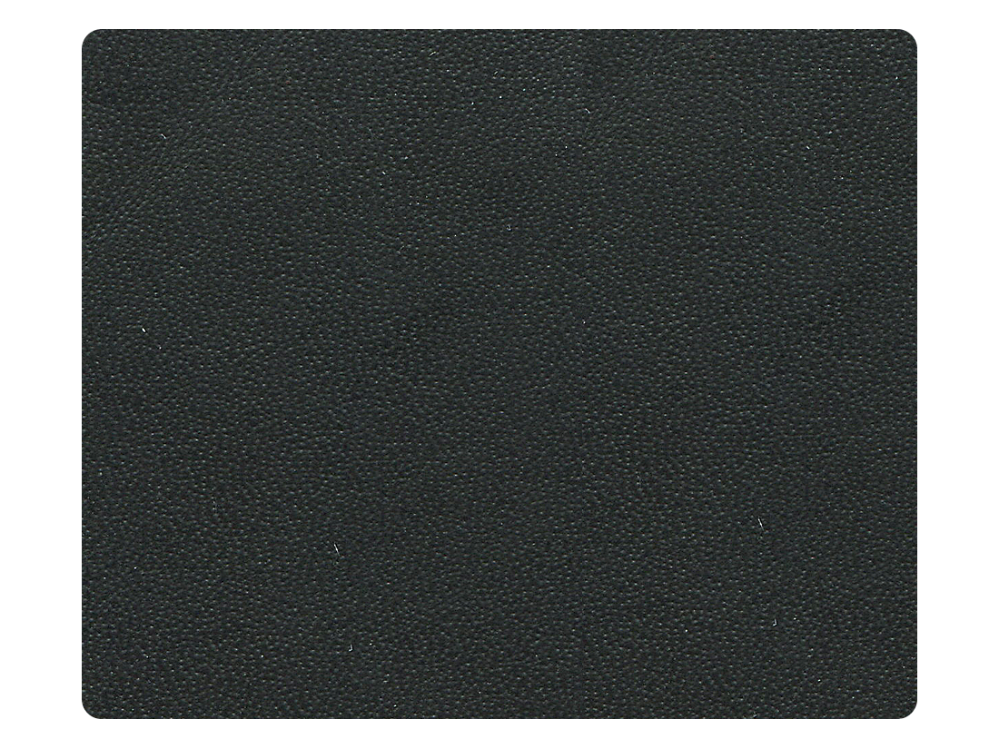 110 Matte Black Leather Fabric Swatch