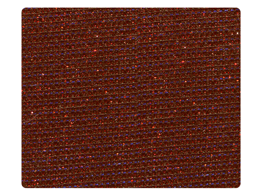 116 Glitter Red Illusion Satin Fabric Swatch