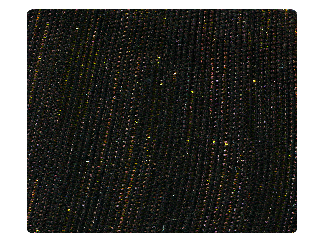 124 Black_Gold Stripe Fabric Swatch