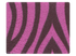 126 Purple Zebra Velvet Fabric Swatch