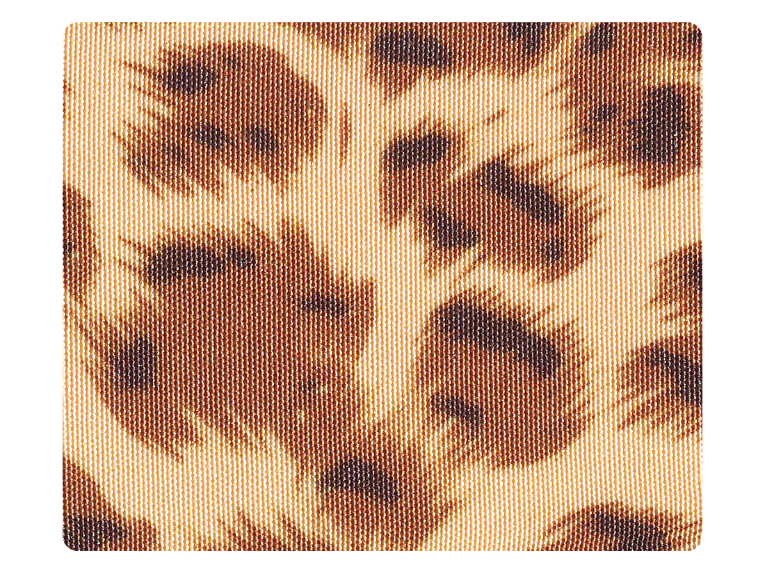 128 Light Leopard Satin Fabric Swatch