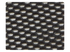 134 Black Hexagonal Mesh Fabric Swatch