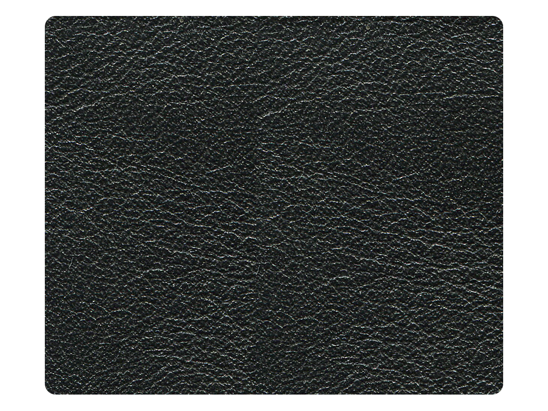 136 Black Soft Leather Fabric Swatch