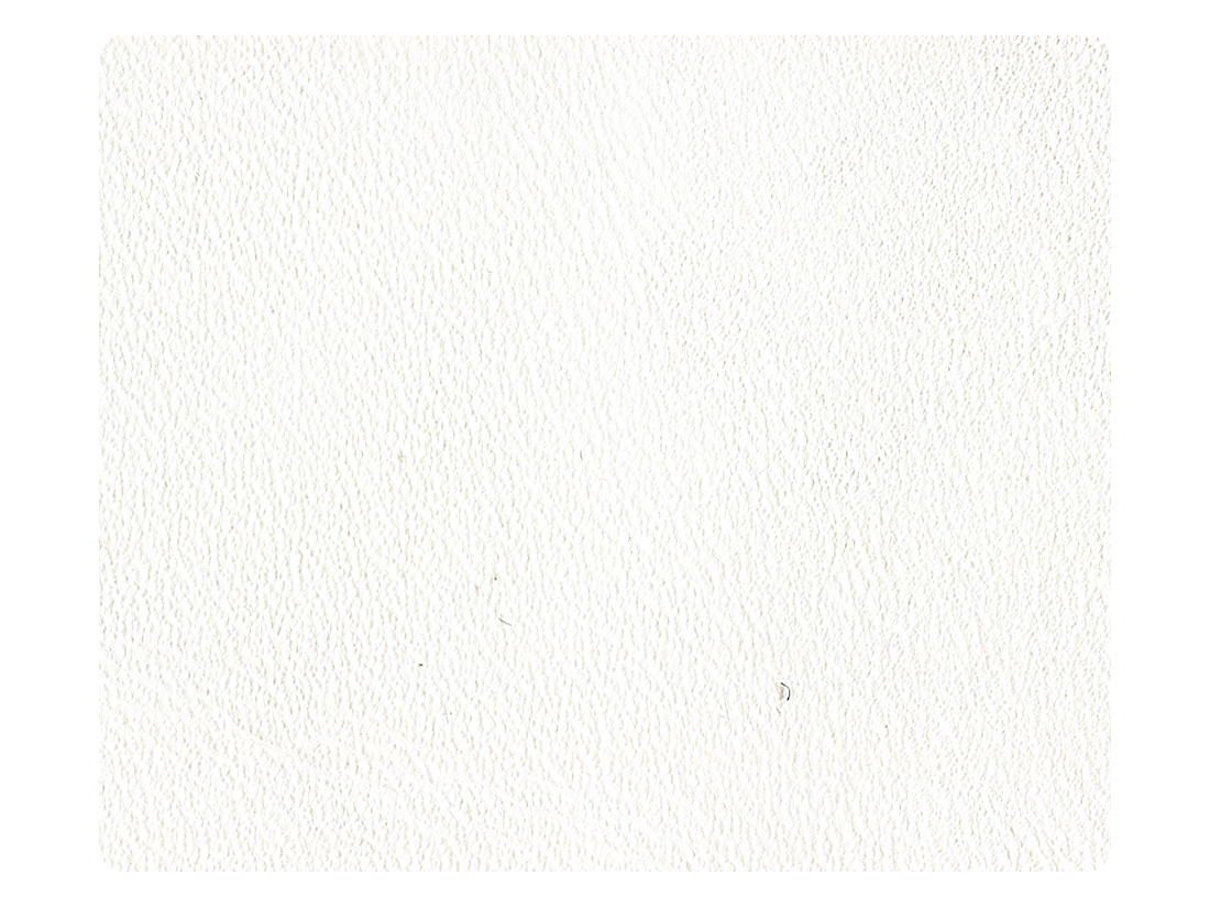 136 Creamy White Leather Fabric Swatch