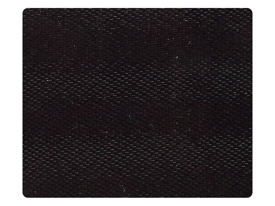 140 Black Fine Satin Fabric Swatch