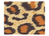 152 Leopard Satin Fabric Swatch