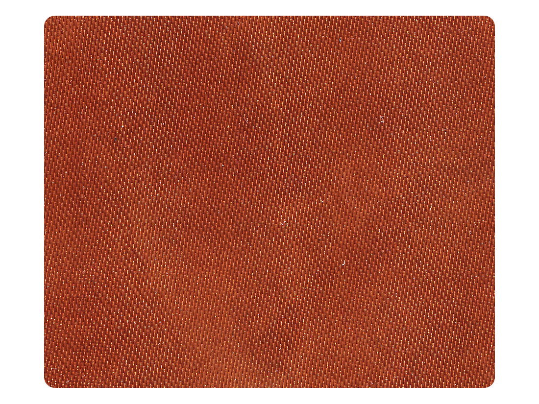 159 Orange Tan Satin Fabric Swatch