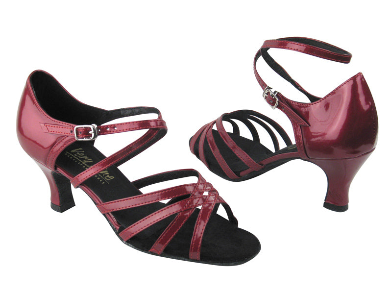 1606 131 Red Patent  with 2.5" Low Heel in the photo