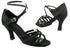 1606 Black Satin with 3" heel in the photo