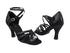 1606 165 Lace Black Scale with 3" Heel in the photo