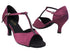 1609 111 Purple Satin_Stone with 475_2.6" Low Heel in the photo