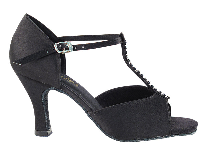 1609 Black Satin & Stone