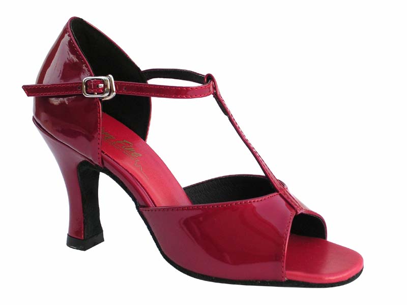 1609 Red Patent with 3&quot; Heel in the photo