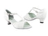 1609 White Leather with 1.3" Heel in the photo