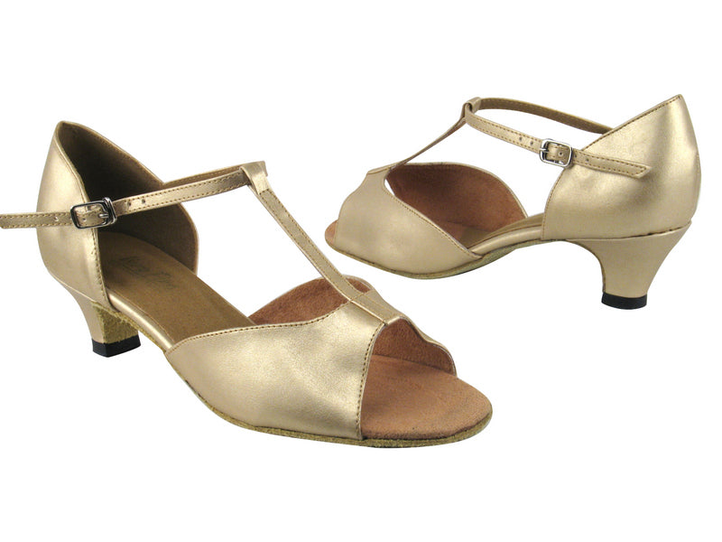 1609_801_5004 57 Light Gold Leather with 1.3&quot; Cuban heel in the photo