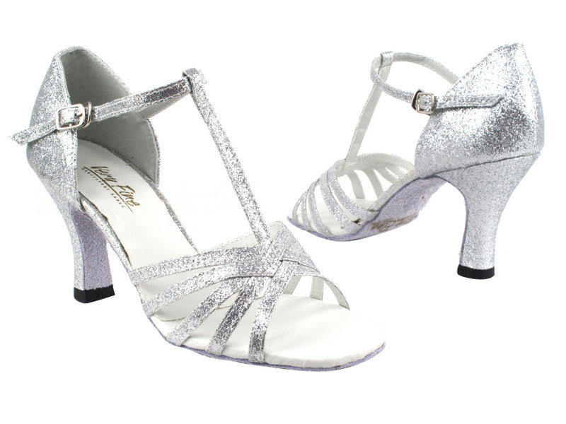 1612 126 Silver Stardust_Same as 16612 without Mesh with 3&quot; Heel in the photo