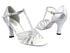 1612 126 Silver Stardust_Same as 16612 without Mesh with 3" Heel in the photo