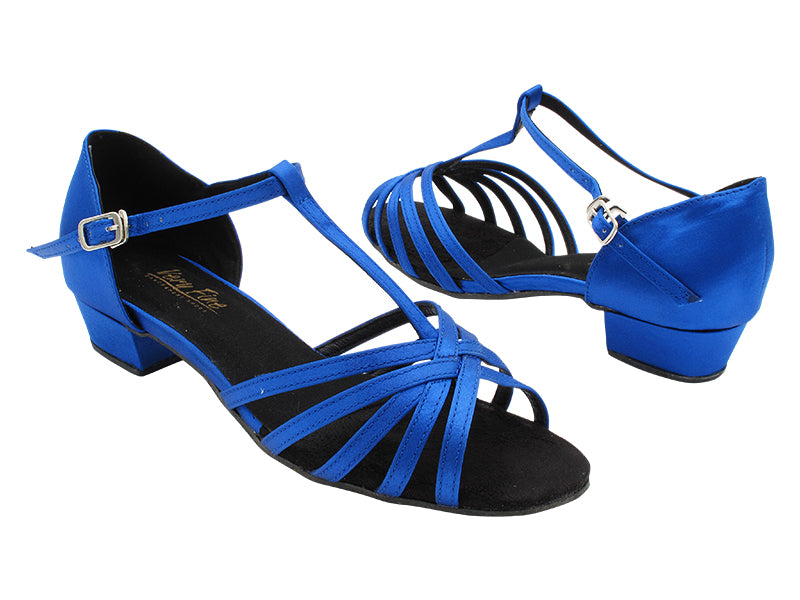 1612 247 Gem Blue Satin with 1&quot; Heel (8881) in the photo 