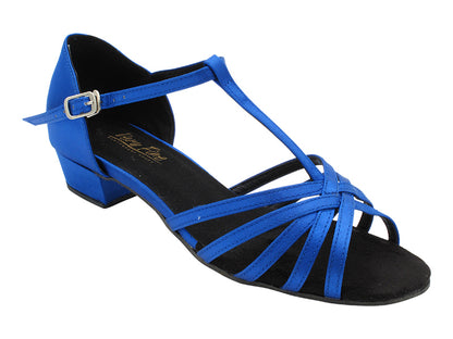 1612 247 Gem Blue Satin with 1&quot; Heel (8881) in the photo 