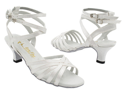 5009B White Satin with 2.5&quot; Heel (2899) in the photo