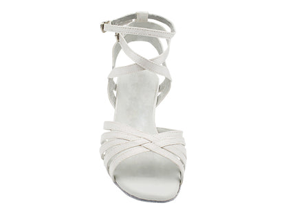 5009B White Satin with 2.5&quot; Heel (2899) in the photo