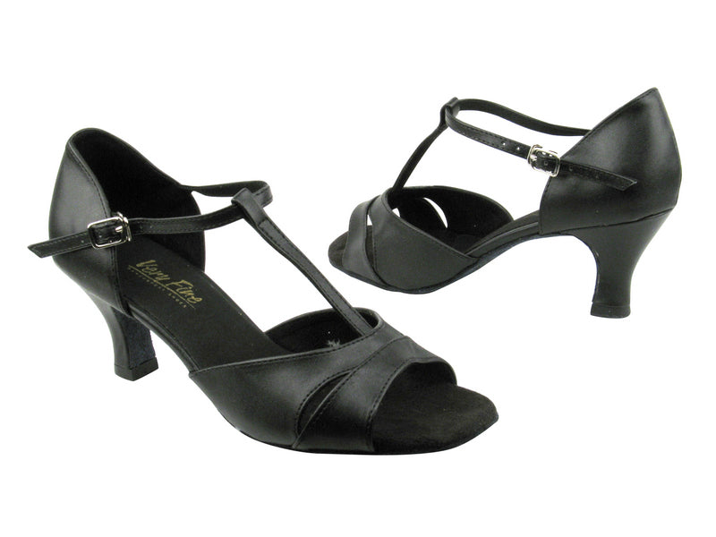 1617 Black Leather_Whole Shoes with 2.5&quot; low heel in the photo