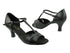 1617 Black Leather_Whole Shoes with 2.5" low heel in the photo