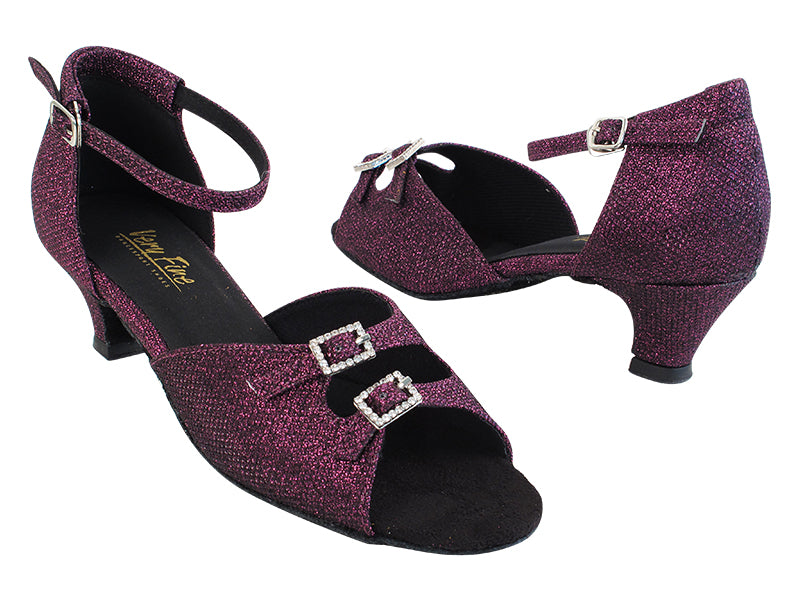 1620 274 Purple Glitter with 1.3&quot; Heel (387) in the photo