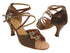 1620DX 316 Coffee Satin_304 Coffee PU_S_H with 3" Heel (6812) in the photo