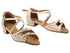 C1625CC Flesh Satin & Stone with 1" Heel (8881) in the photo