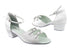 1620FT White Satin with 1.5" Medium Heel in the photo