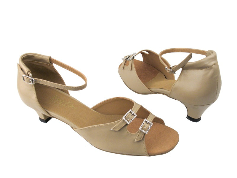 1620 60 Tan Leather with 1.3&quot; Cuban heel in the photo