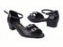 1620FT Silver Leather with 1" Flat Heel in the photo