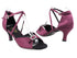 1636 111 Purple Satin with 2.75" Heel in the photo