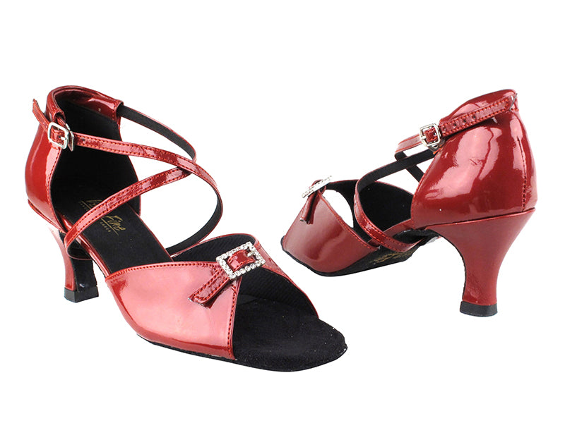 1636 131 Red Patent with 2.5&quot; Heel in the photo