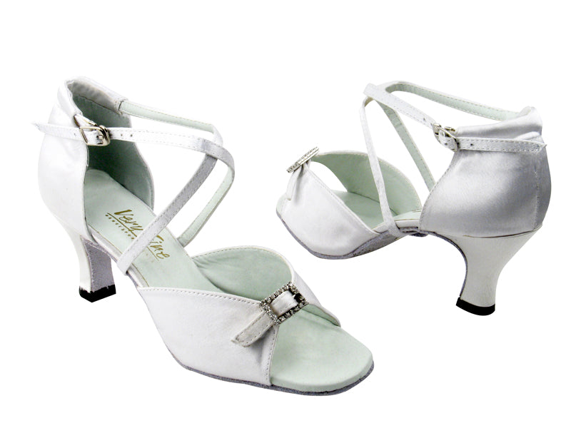 1636 WHITE SATIN & STONE