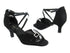 1636 136 Black Nubuck with 2.6" Flare Heel in the photo