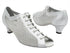 1643 151 Soft Silver Leather_110 Mesh with 1.3" Cuban Heel (387) in the photo