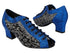 1643 234 Blue Stardust_154 Mesh with 2" Thick Cuban Heel (3149) in the photo