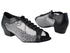 1643FT 97 Black PU_140 Vine White Mesh with 1" Women Heel in the photo