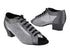 1643LEDSS 79 Grey Satin_132 Silver Vine Grey Mesh_Black Insole with 1.5" Heel (2001) in the photo