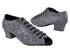 1643LEDSS 79 Grey Satin_Grey Flower Mesh with 1.5" Heel (2001) in the photo