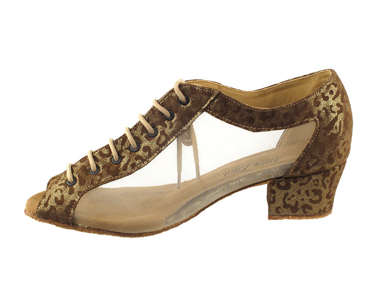 1643LEDSS Copper Velvet Leopard with 1.5&quot; Medium Heel (2001)  in the photo