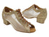 1643LEDSS 40 Gold Copper Wave Sparkle & Flesh Mesh with 1.5" Heel (2001) in the photo