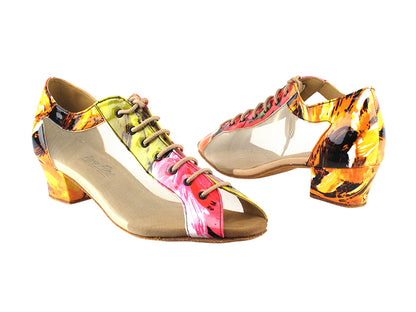 1643LEDSS Rainbow Flower with 1.5&quot; Medium Heel (2001) in the photo