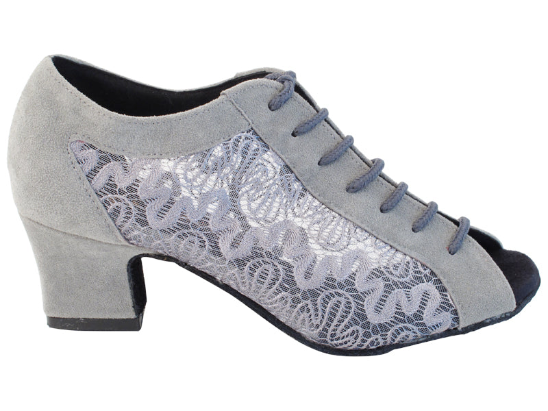 1643LEDSS Daim Gris_Maille Fleurie Grise